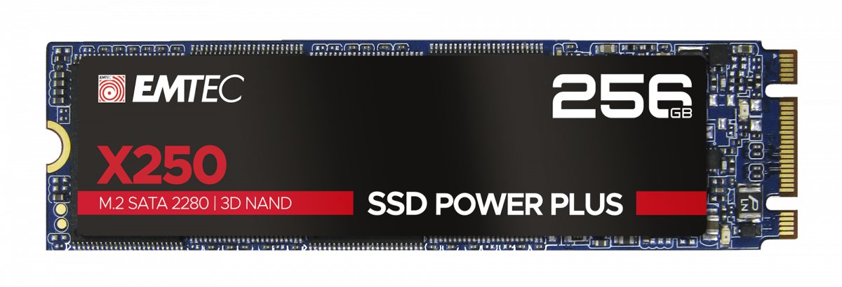 Disco Ssd Emtec 256gb X250 M.2 Gb Serial Ata Iii 3d Nand