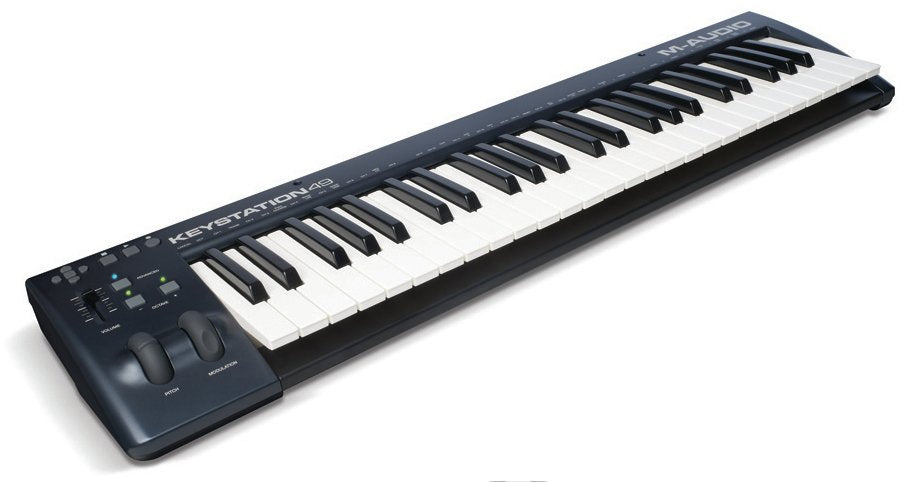 Teclado Musical M-Audio Keystation 49 Mk3 Midi Keyboard 49 Keys Usb Black