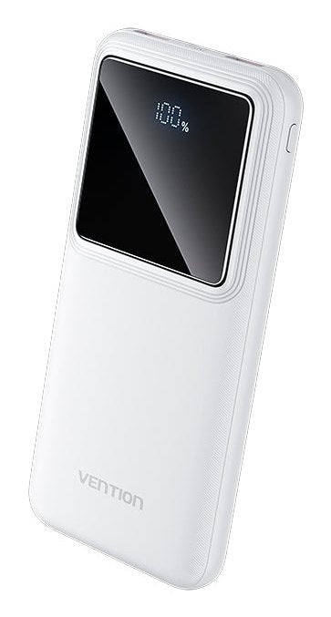 EAN 6922794781566 - Vention Powerbank, ventiliacija, FHKW0, 10000 mAh, mikro USB, USB-C, 2xUSB-A, Blanco imagen 1