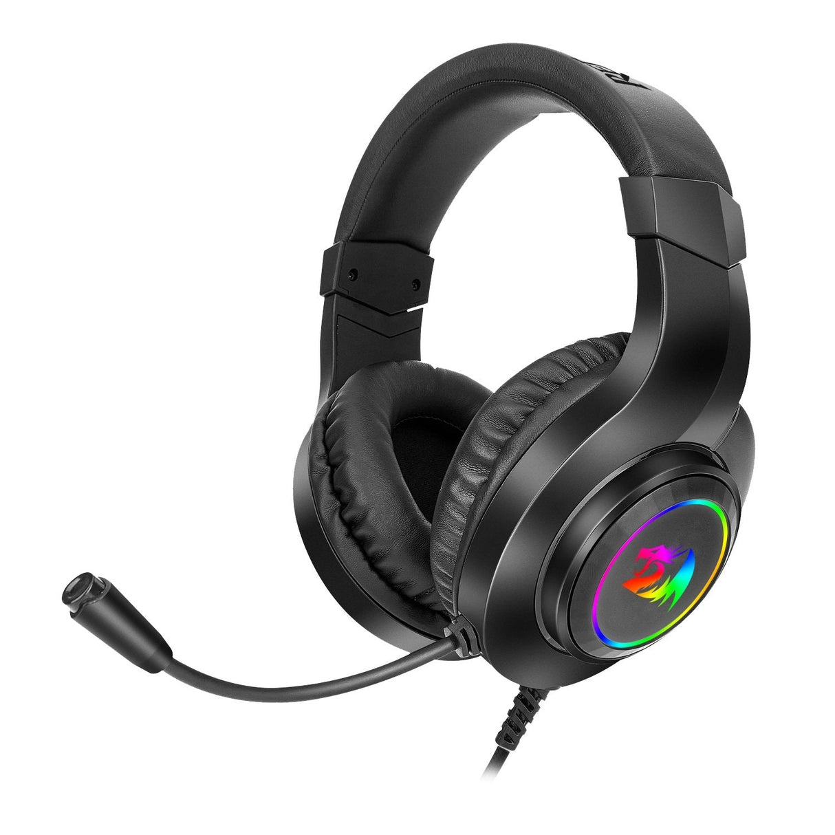 Redragon Hylas Auricular Gaming Rgb 3.5mm Micrófono Negro