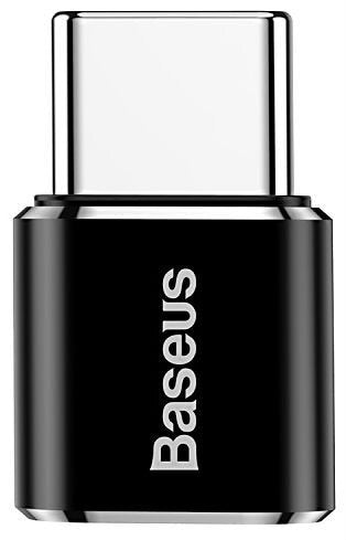 Adaptador Baseus Usb-C Macho A Microusb Hembra 2.4a, Negro