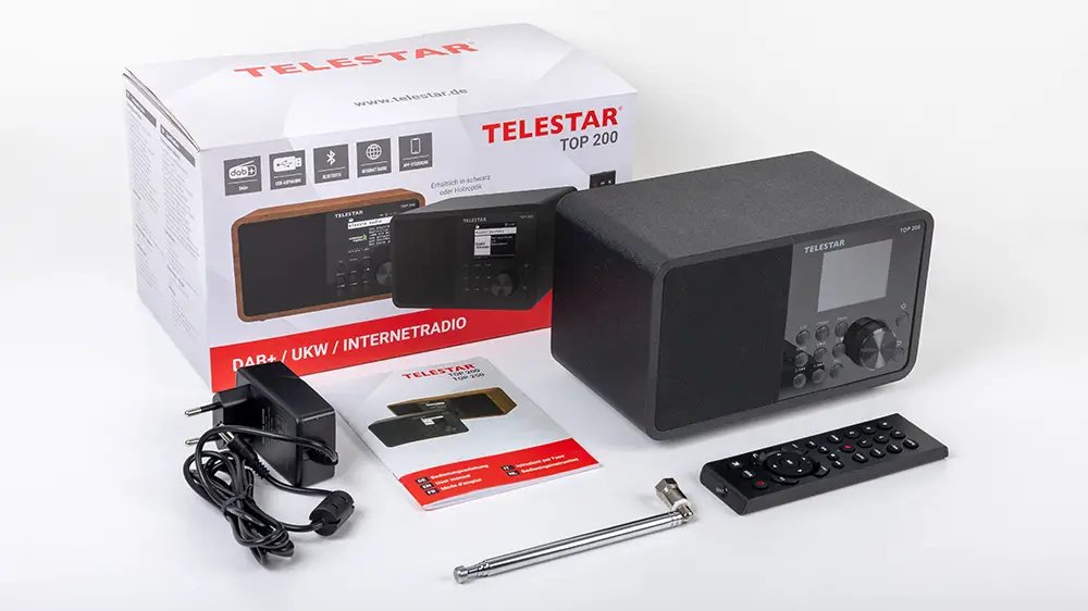 Telestar Top 200 Dab+ Internetradio Schwarz