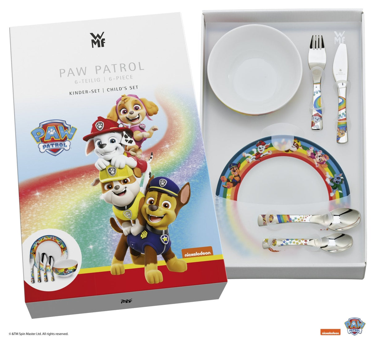 Wmf Patrulla Canina 6uds. Blanco