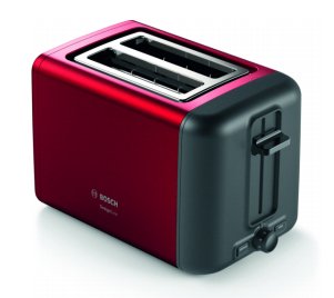 Tostadora Bosch Home Tat3p424de 2 Rebanada(S) 970 W Negro, Rojo Rojo/Negro, 2 Rebanada(S), Negro, Rojo, Ce, Vde, 970 W, 220 - 240 V, 50/60 Hz