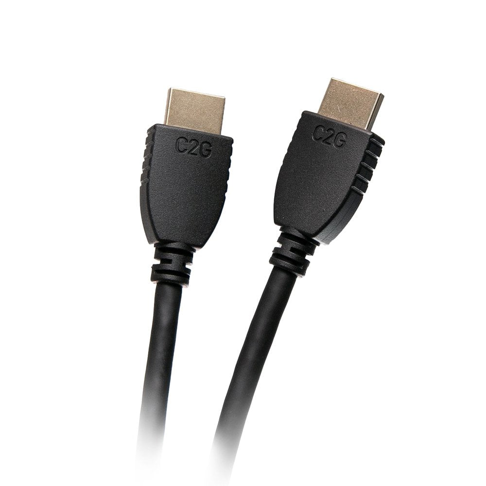 Cable C2g 6ft 4k Hdmi With Ethernet High Speed Ultrahd Cable M/M Cable Hdmi Con Ethernet Hdmi Macho A Hdmi Macho 1.83 M Blindado Negro