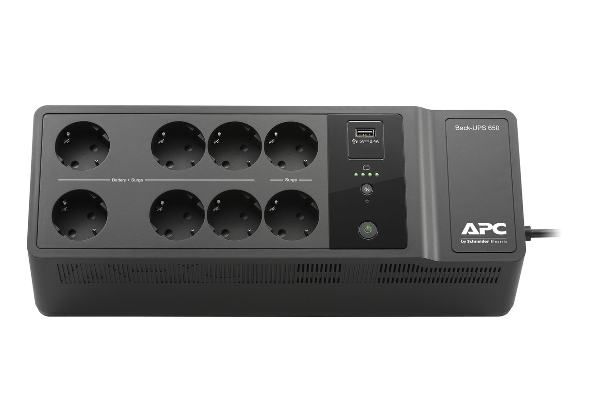 EAN 0731304347217 - APC Back-UPS 650VA 230V 1 USB charging port - (Offline-) USV sistema de alimentación ininterrumpida (UPS) imagen 2