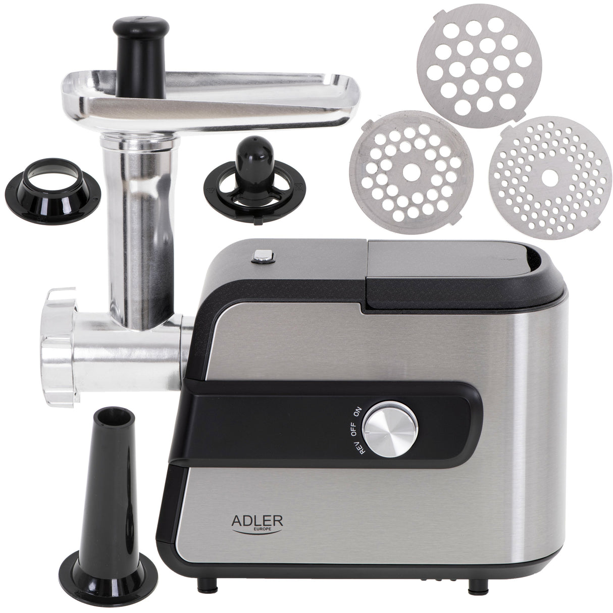 EAN 5903887803991 - Adler AD 4813 picadora 2000 W Negro, Plata imagen 9
