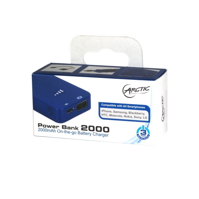 EAN 0872767006508 - ARCTIC Power Bank 2000 Polímero de litio 2000 mAh Azul imagen 7