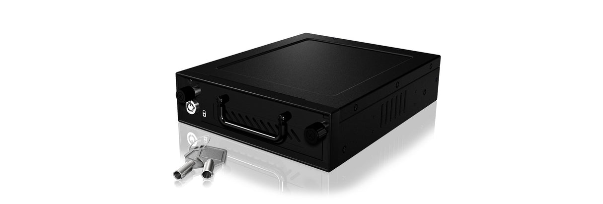 EAN 4250078188544 - ICY BOX IB-148SSK-B 13,3 cm (5.25") Bandeja para disco duro Negro imagen 1
