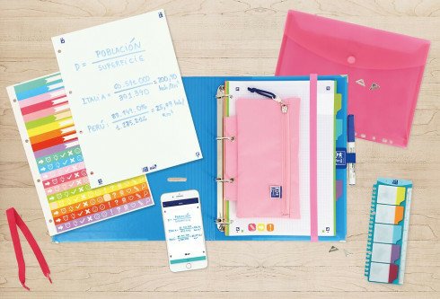 Oxford Estuche Teens Plano Para Europeanbinder Poliéster C/Surtidos