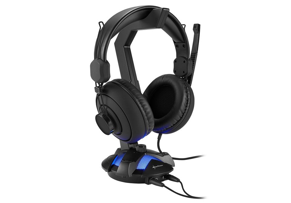 Sharkoon Tarjeta Sonido X-Rest 7.1 Usb A Jack 3.5 Con Soporte Auriculares Ps4 / Pc / Notebook