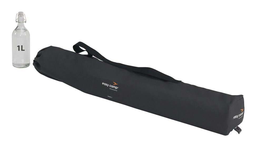 Mesa De Camping Easy Camp Aspen Table L 540033 Aluminio/Negro, Modelo 2025 540033