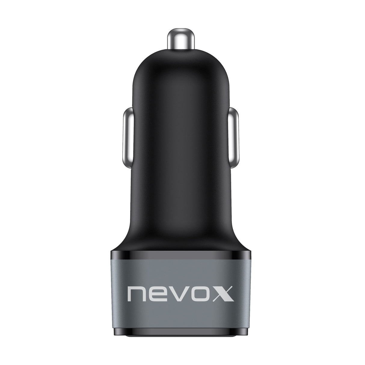 EAN 4250686410204 - nevox CC-2020 Cámara digital, MP3, PDA, Smartphone Negro Encendedor de cigarrillos Carga rápida Auto imagen 3