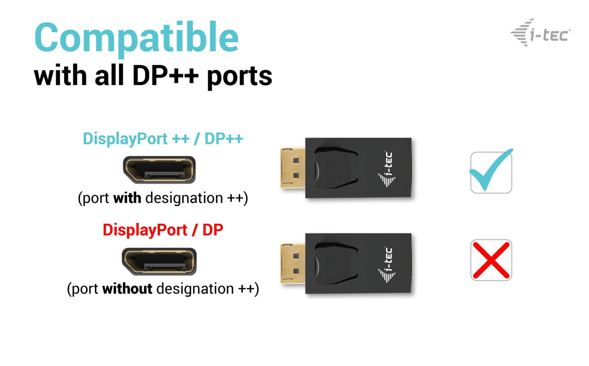 I-Tec Passive Displayport To Hdmi Adapter (Max 4k/30hz)