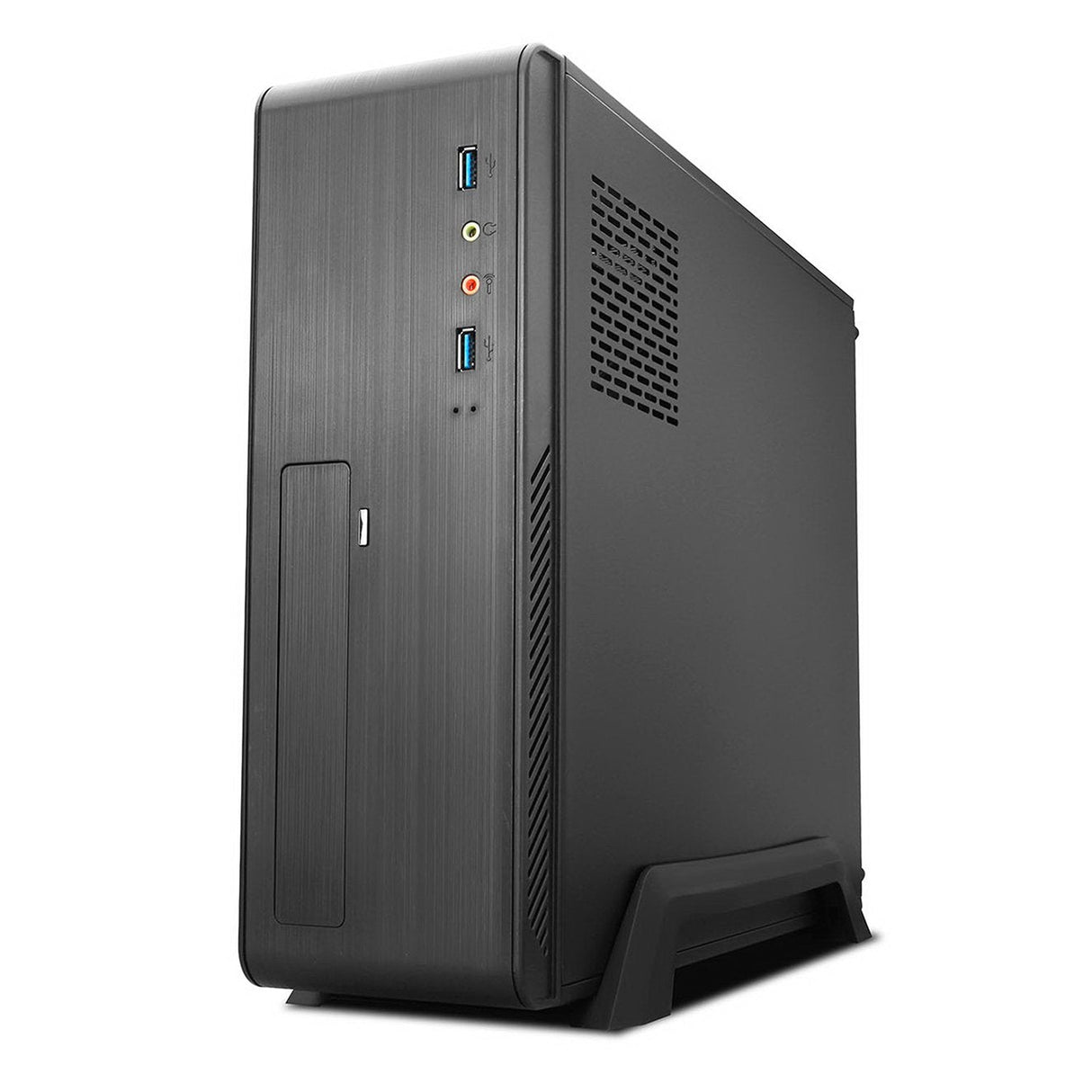 Tooq Caja Micro Atx, Mini Itx Slim - Fuente De Alimentacion 500w - 1x Hdd3,5 + 1x Sdd2,5 + 1x Hdd5.25 - 2x Usb 3.0, Sd