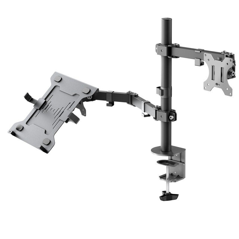 EAN 4040849708152 - Goobay 70815 soporte para ordenador portátil Soporte de mesa con estante para ordenador portátil y brazo imagen 1