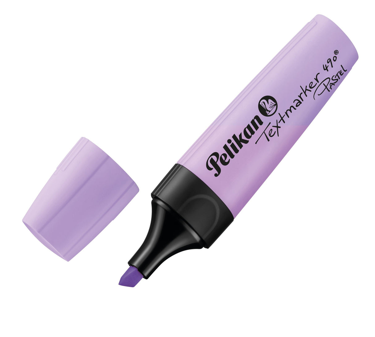 Pelikan Subrayador 490 Pastel, Lavendel, 10 Unidades Caja Plegable