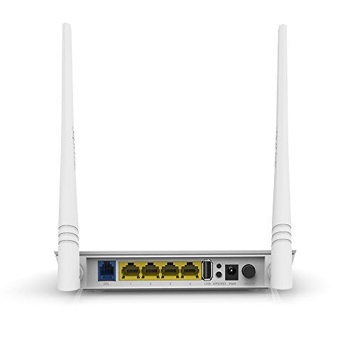 Tenda Router Modem Adsl2+/3g D303 802.11b/G/N 300mbps 2.4ghz 2 Antenas 5dbi 1xrj11 4xrj4