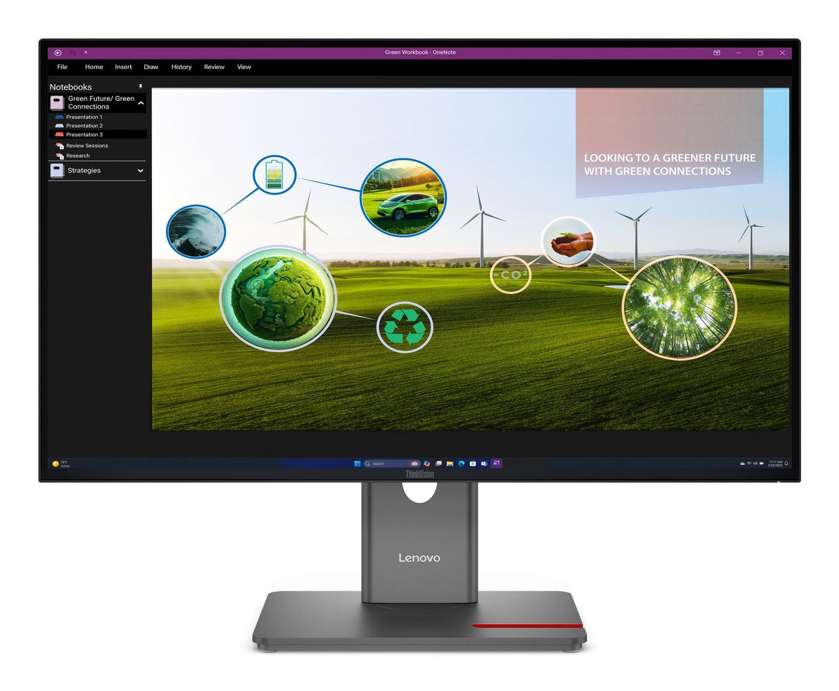 Lenovo Thinkvision P27q-40 Pantalla Para Pc 68,6 Cm (27") 2560 X 1440 Pixeles Quad Hd Led Negro