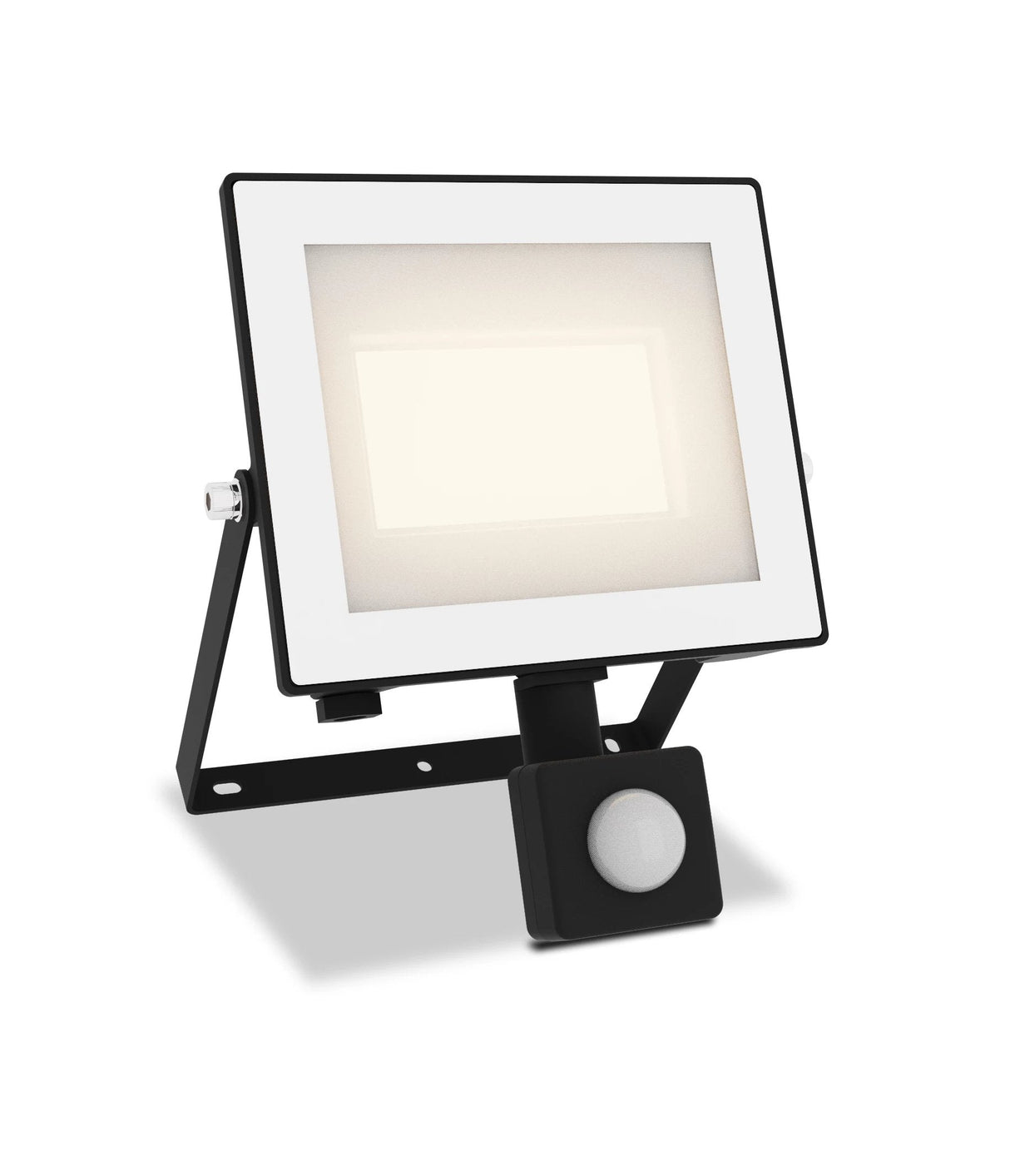 Aplique Exterior Philips Lois Led 30w Sensor Movimiento 3200lm 3000k Impermeable Ip65 Color Negro Mu