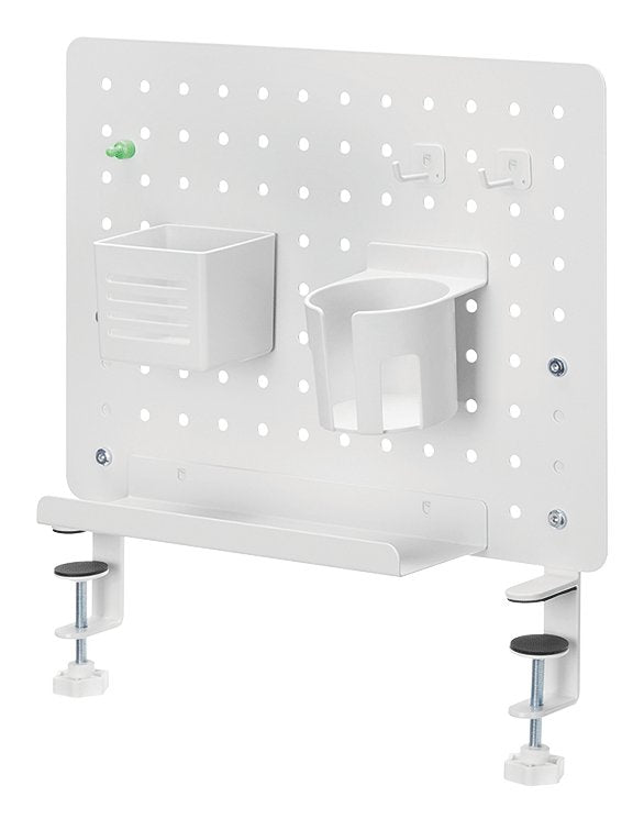 Pegboard, Clamp-On, Office, 420x477mm, Blanco