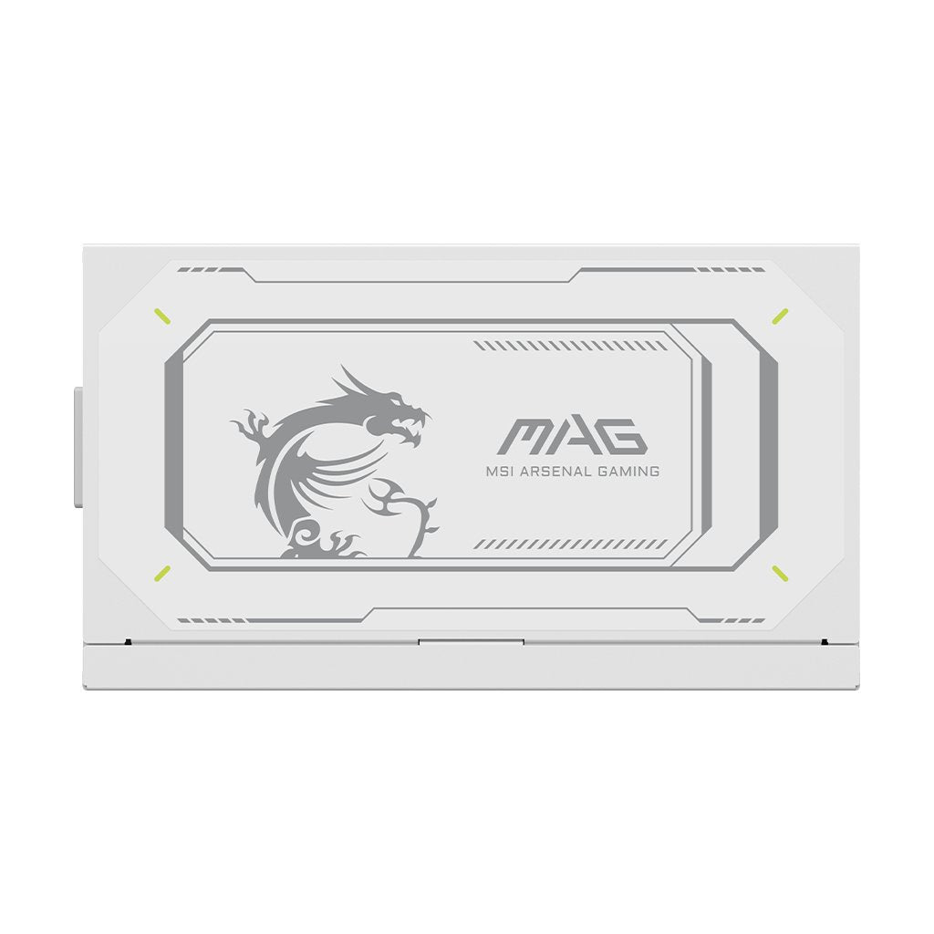 Fuente De Alimentación Msi Mag A1000gl Pcie5 White 1000 W 24-Pin Atx Atx Blanco