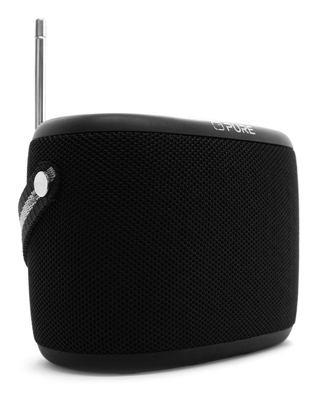 Pure Woodland Wasserdichter Outdoor-Altavoz Con Fm Dab+ Radio, Negro