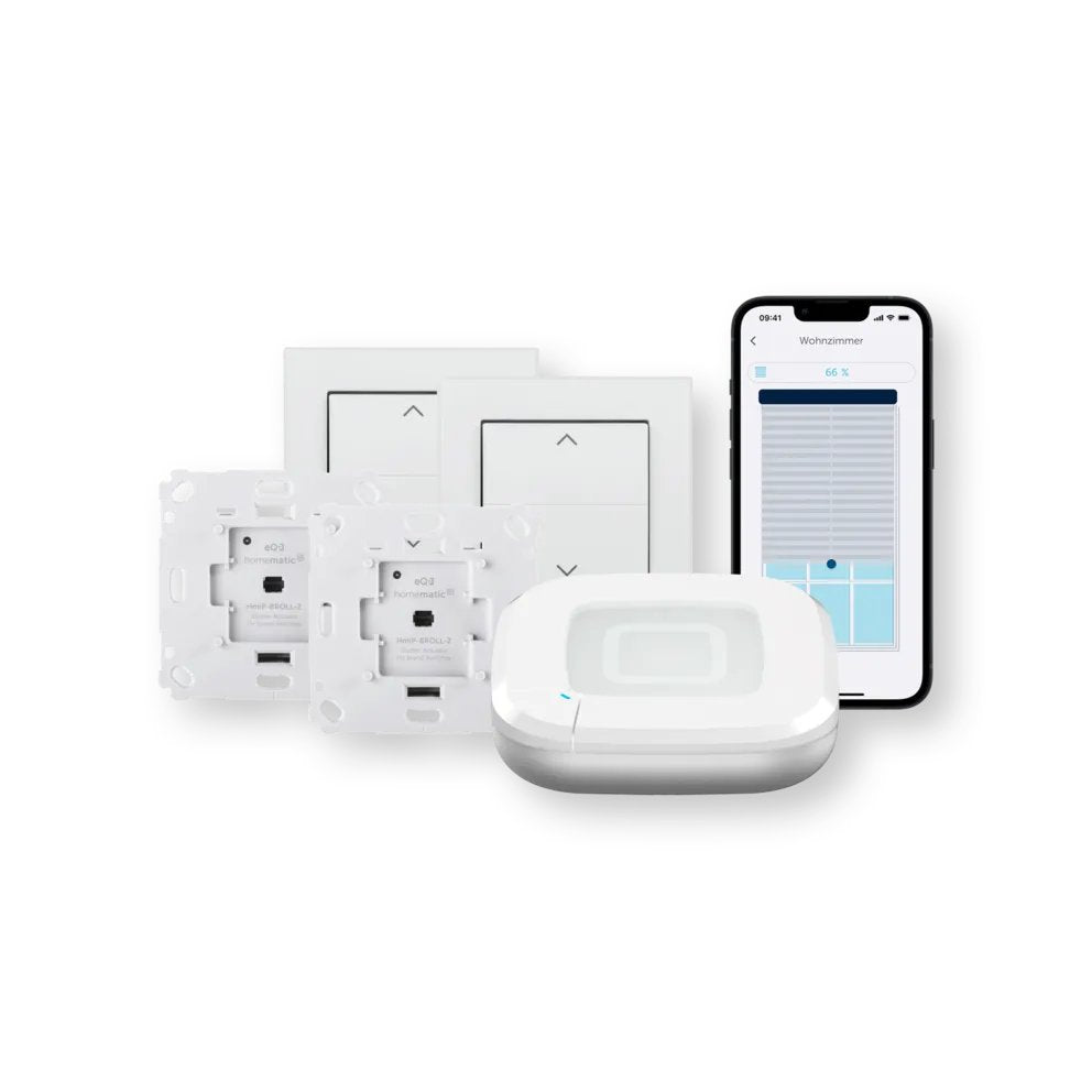 Homematic Ip Starter Set Control De Persianas Enrollables (Hmip-Sk29), Módulo De Control Para Todos Los Motores Tubulares Habituales 162171a0