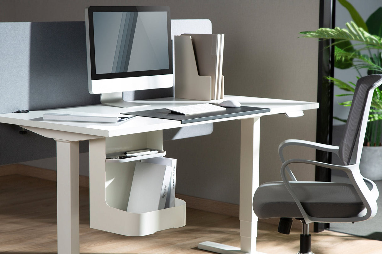 Digitus Bandeja Para El Montaje Debajo Del Escritorio/Compartimento 33x25.5x40/Max. 5kg/Blanco