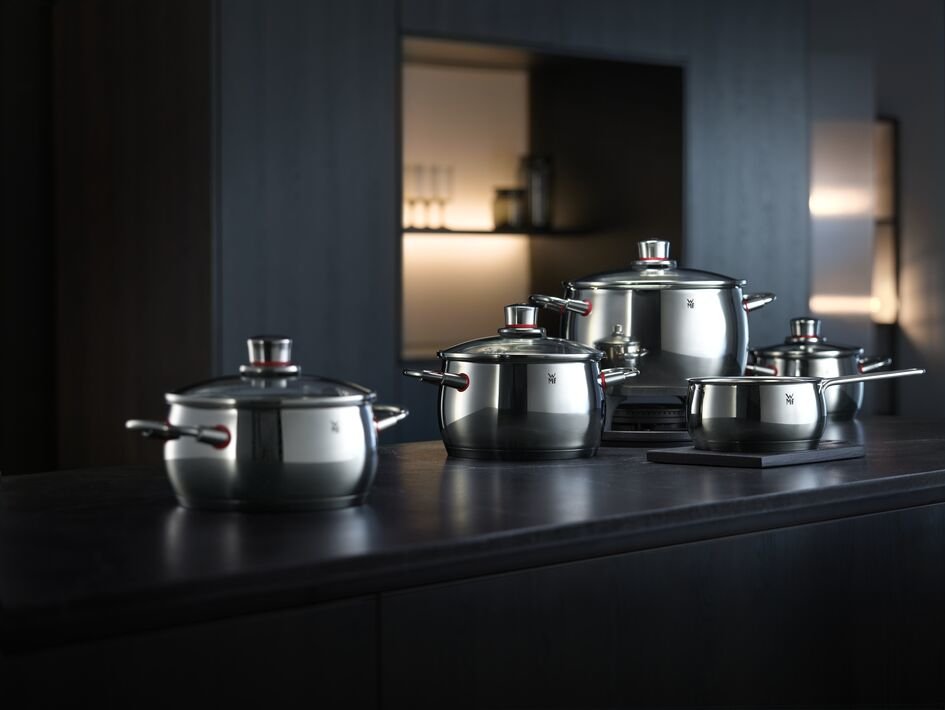 Wmf Pot Set Quality One, Acero Inoxidable De 5 Partes 4000530736444.0