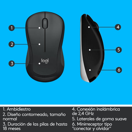 EAN 5099206077423 - Logitech 920-008680 teclado Ratón incluido Universal USB QWERTY Español Negro, Blanco imagen 9