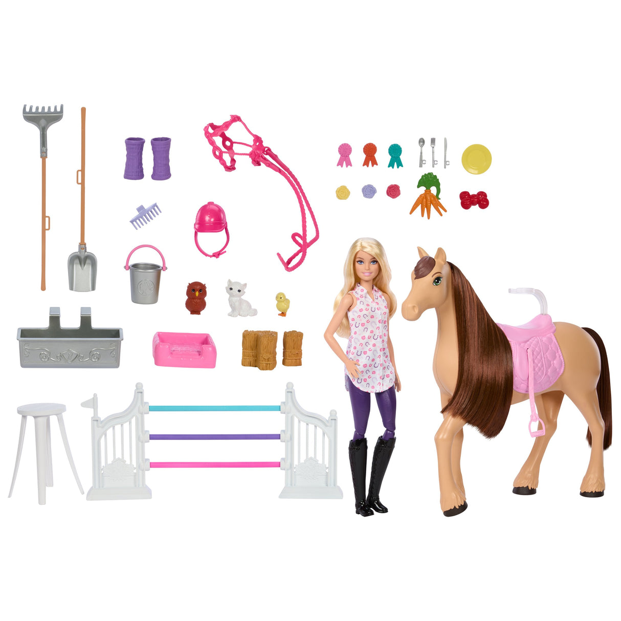 Mattel Barbie Mysteries: La Gran Caza Del Caballo - Ultimate Horse Play Building