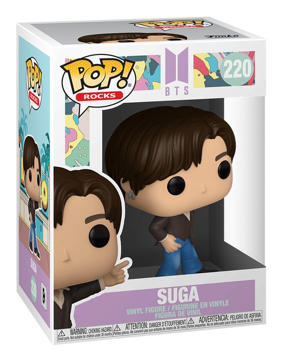 Funko Pop Estrellas De La Música Bts Dynamite Suga Nº 220 -Caja Original-