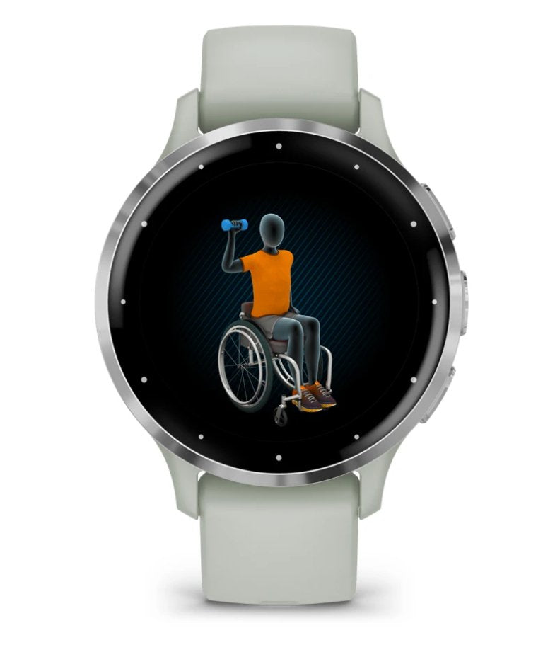 EAN 753759314781 - Garmin Venu 3S 3,05 cm (1.2") AMOLED 41 mm Digital 390 x 390 Pixeles Pantalla táctil Gris, Plata Wifi GPS imagen 6