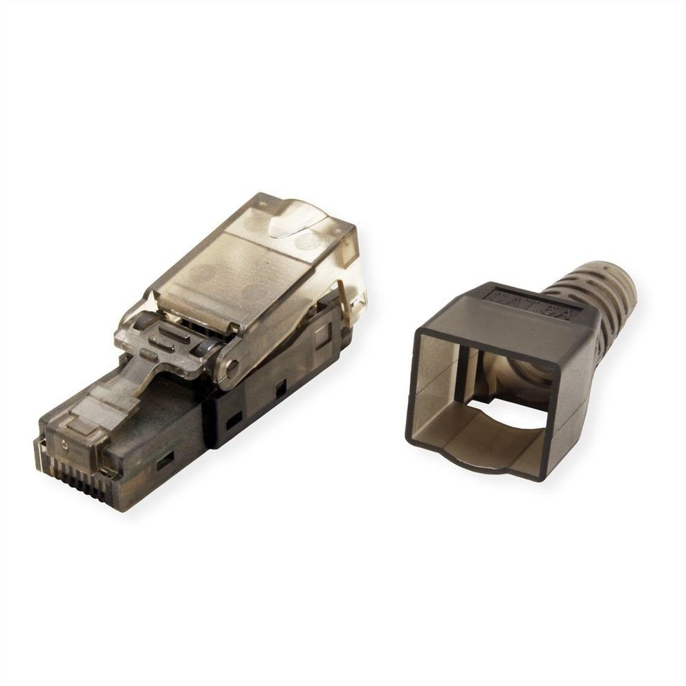 Value 26.99.0372 Conector Rj45 Negro, Transparente