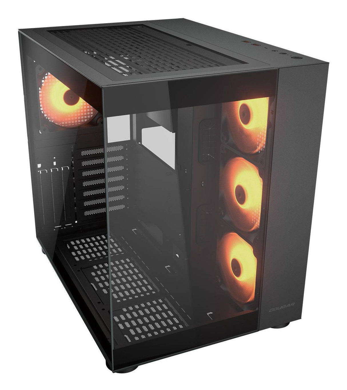 Cougar Caja Midi-Tower Fv150 Argb, Negro