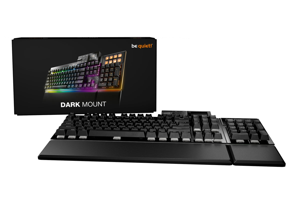 Teclado Gamer Mecánico (Silent Táctil) Be Quiet Dark Mount Rgb (Negro)
