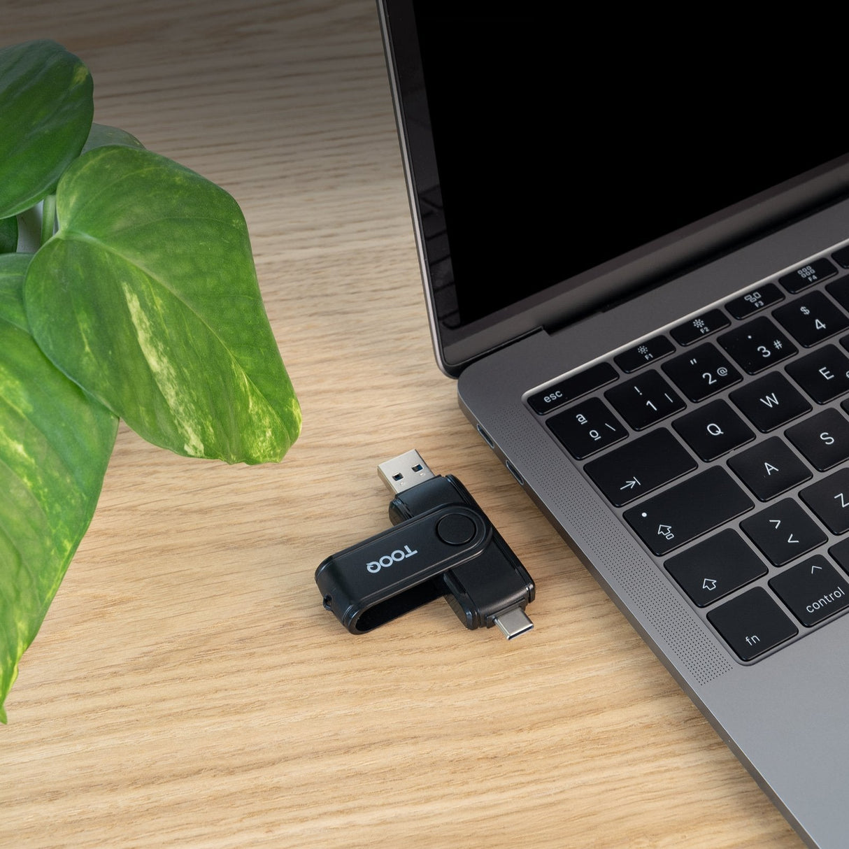 Lector Tarjetas Usb-C 2.0+Usb-A 3.0, Sd/Tf, Negro