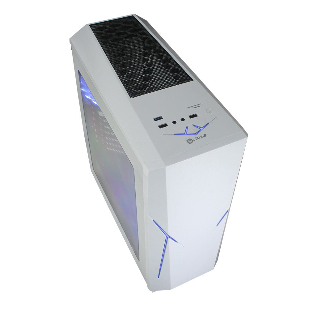Caja Pc Talius Atx Gaming Xentinel Usb 3.0 Sin Fuente White