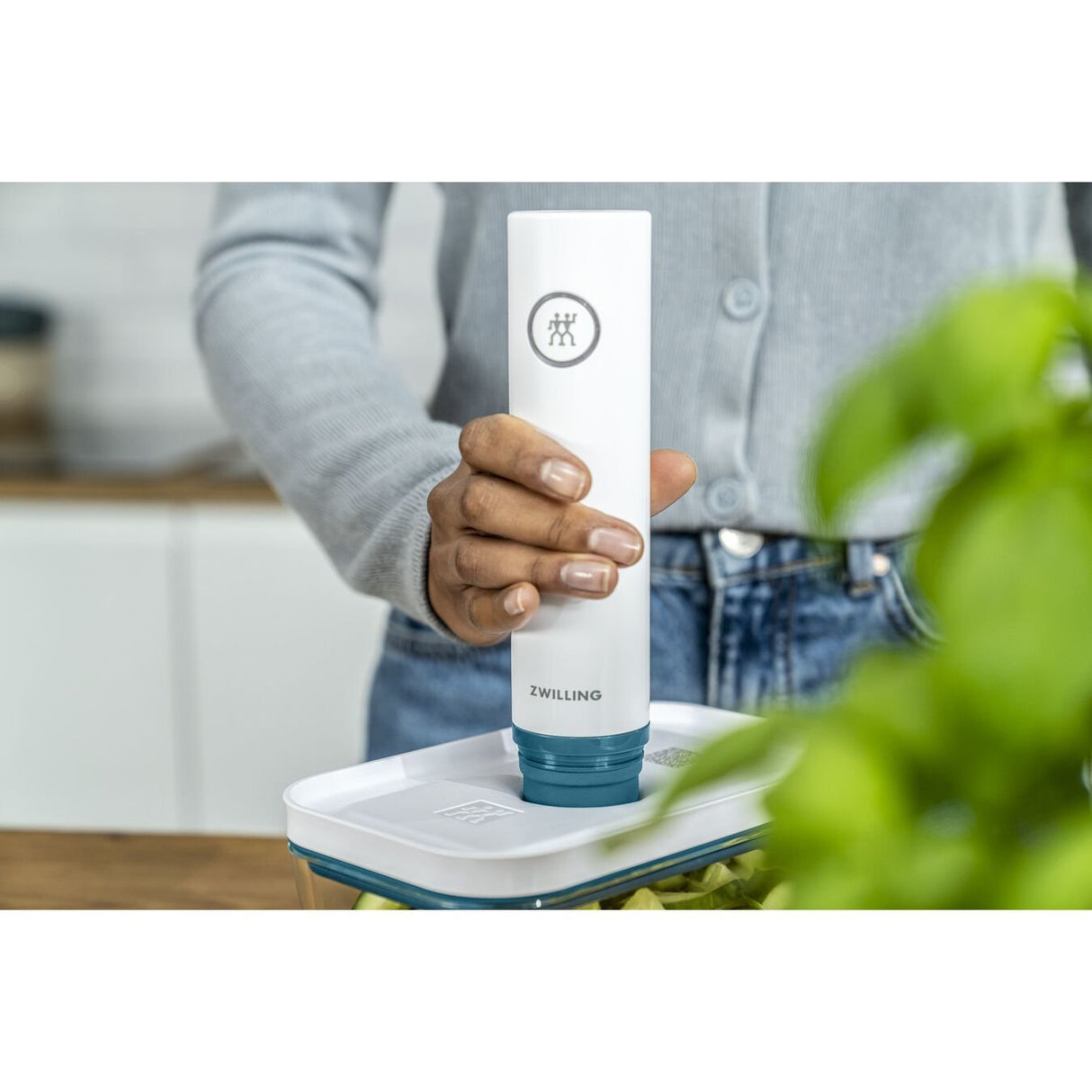 Zwilling 36815-019-0 Sellador Al Vacío Azul