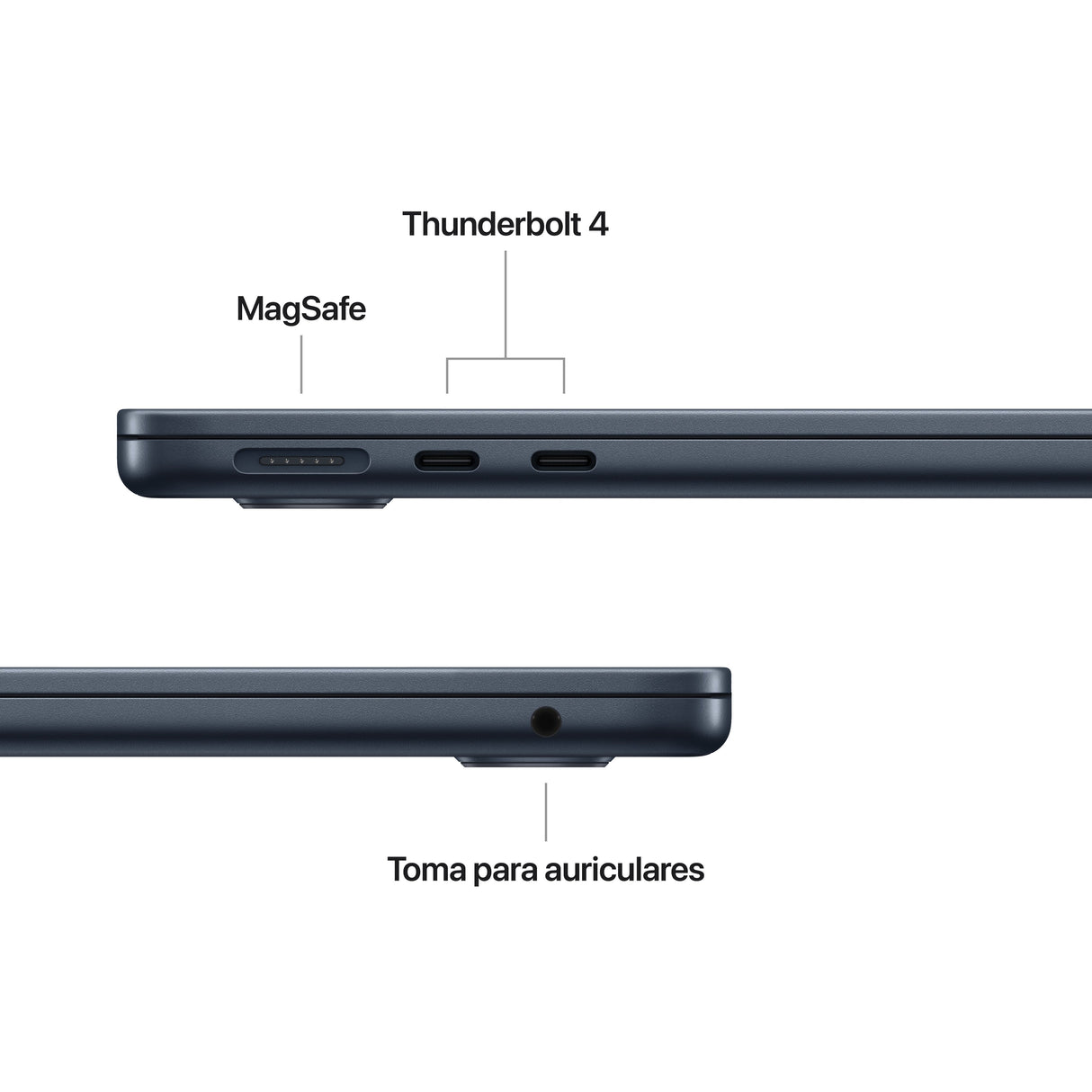 EAN 0195949889943 - Apple MacBook Air Apple M M4 Portátil 34,5 cm (13.6") 24 GB 512 GB SSD Wi-Fi 6E (802.11ax) macOS Sequoia imagen 7