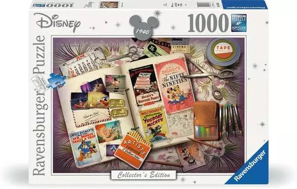 Puzzle Ravensburger Disney Edición Coleccionista - 1940 Mickey Anniversary 1000 Piezas 17583