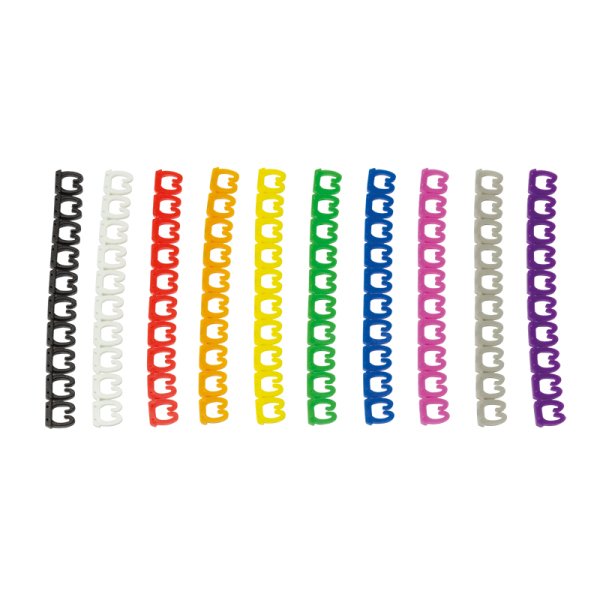 EAN 4052792045826 - LogiLink NZ0001 soporte para manguito de identificación de conductor Multicolor 100 pieza(s) imagen 1