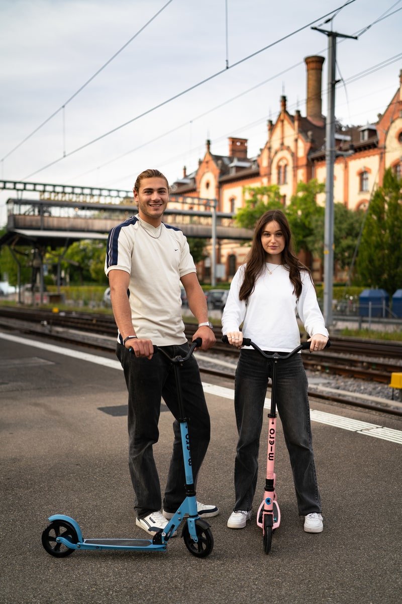 Micro Patinete Speed Deluxe Rosa Neón