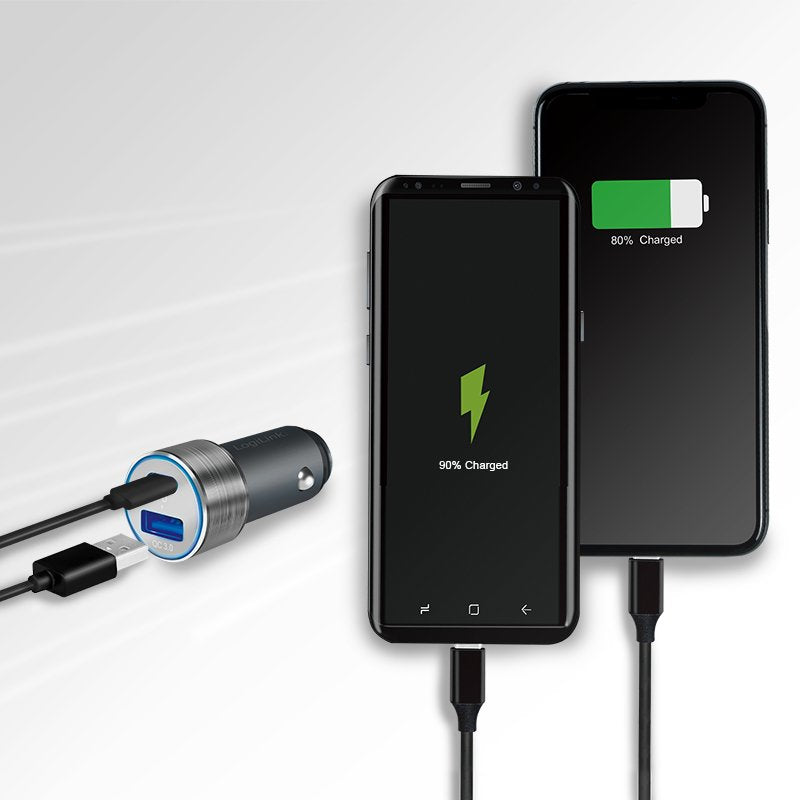 Logilink Cargador Para Coche Usb 2port 1xusb-C Pd, 1xusb-A Qc, 36w