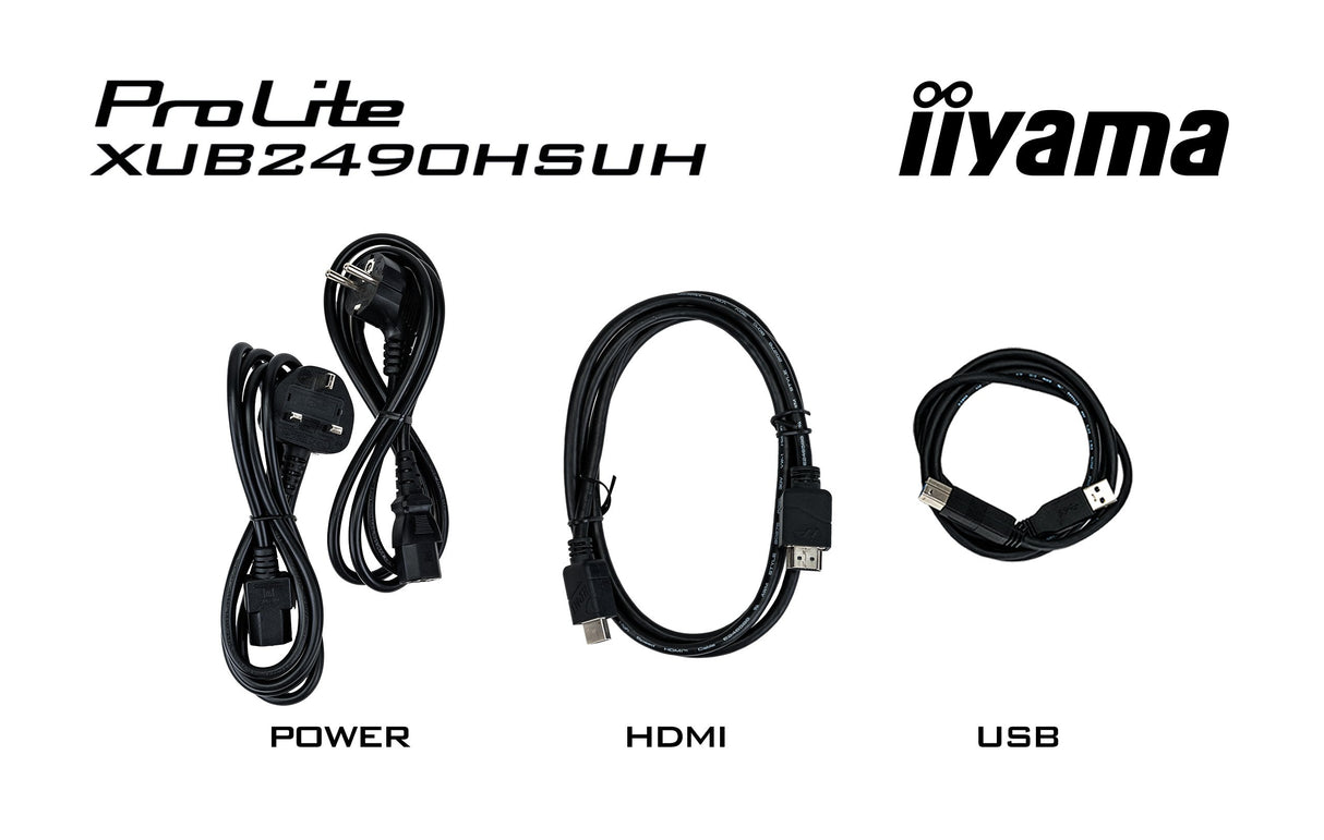 EAN 4948570125517 - iiyama XUB2490HSUH-B2 pantalla para PC 60,5 cm (23.8") 1920 x 1080 Pixeles Full HD LED Negro imagen 19