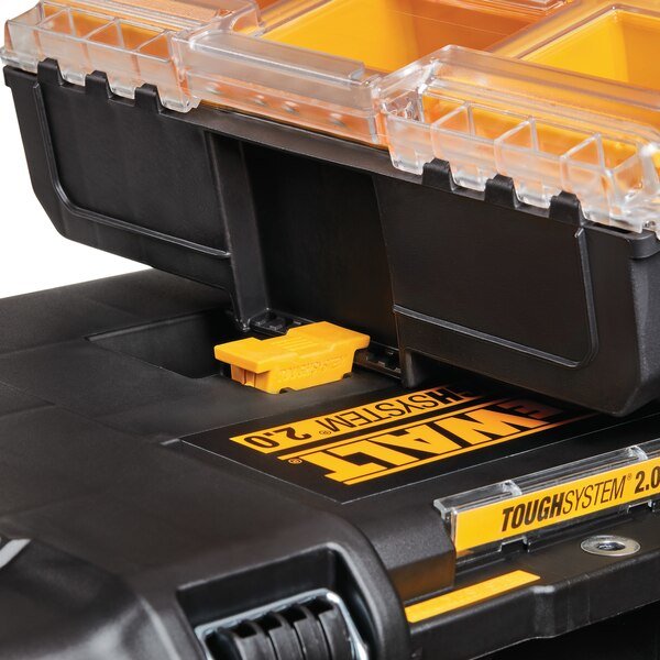 Dewalt Organizador De Medio Formato Toughsystem 2.0, Profundo, Caja De Herramientas Dwst83392-1