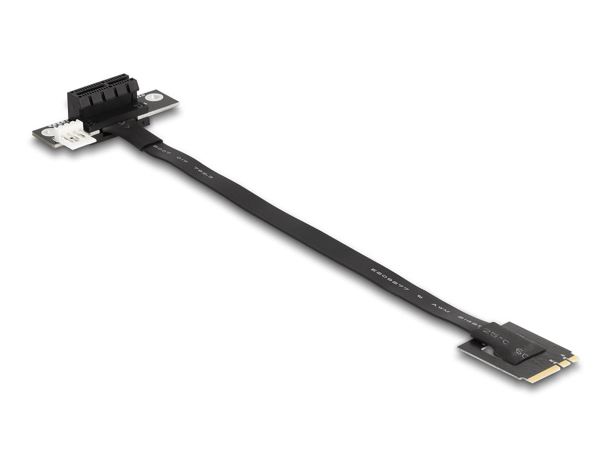 Delock 64217 Adaptador M.2 Clave A+E A Pcie X1 Nvme En Ángulo Con Cable De 20 Cm