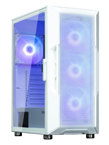 Caja Pc Zalman I3 Neo Atx Mid Tower White Argb Fan X4
