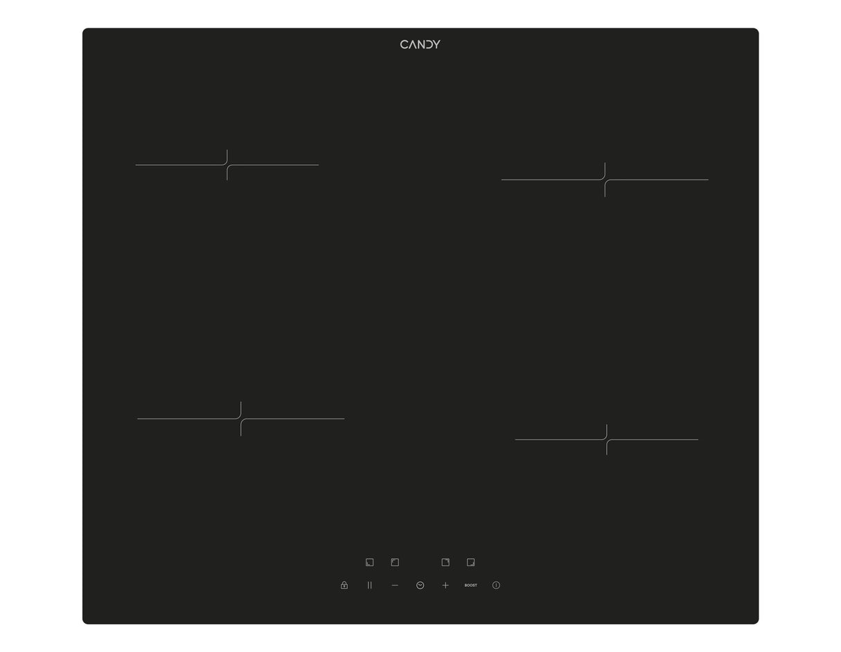 EAN 8059019109435 - Candy CI642CA Negro Integrado 59 cm Con placa de inducción 4 zona(s) imagen 1